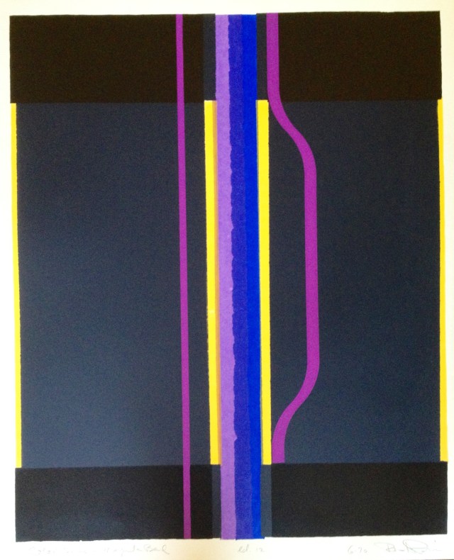 Silkscreens.Color Bands - Magenta Bend