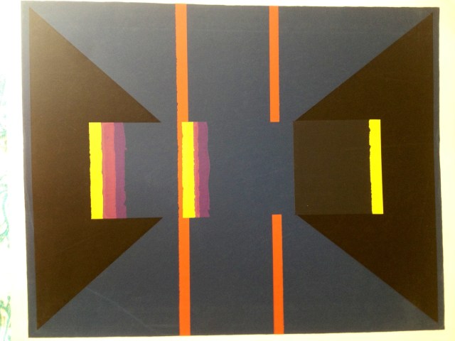 Silkscreens.Color Bands - Violet Fade