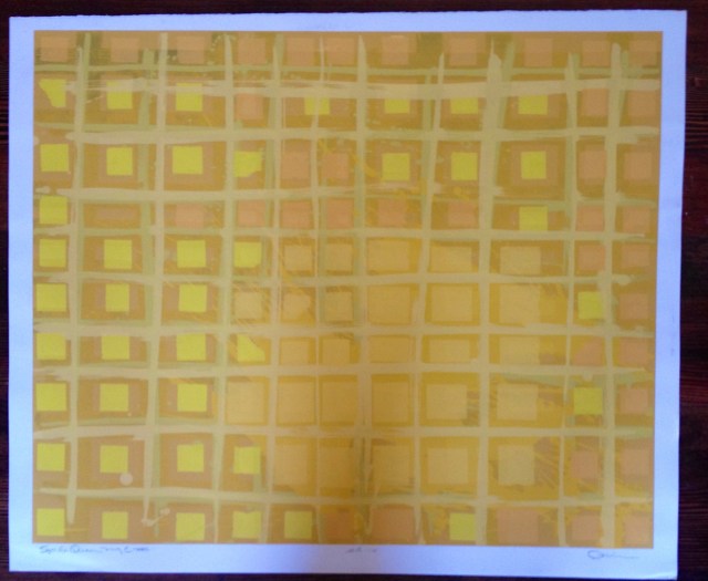 Silkscreens.Spade Queen - NYC II