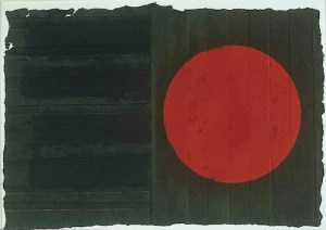 HandmadePaper.BlackRedSphere.Sticky